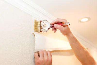Pose de papier peint à Plassac — revêtements muraux et toiles de verre